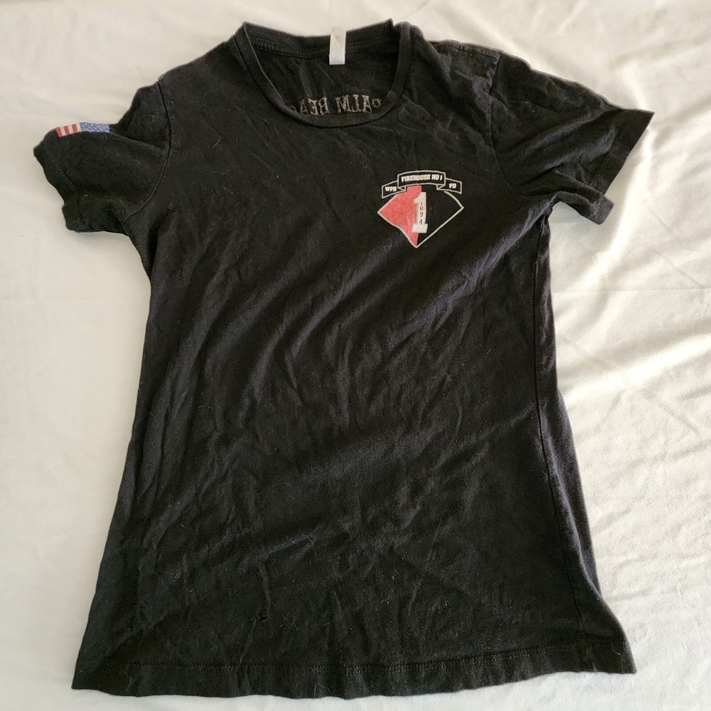 West Palm Beach Firehouse Black Short Sleeve T-Shirt Women's M